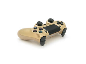 Геймпад Brazzers бездротовий для PS4 Wireless DUALSHOCK 4, роз'єм для навушників, LED light bar, Gold, 3.7V,