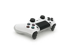 Геймпад Brazzers бездротовий для PS4 Wireless DUALSHOCK 4, роз'єм для навушників, LED light bar, White, 3.7V,