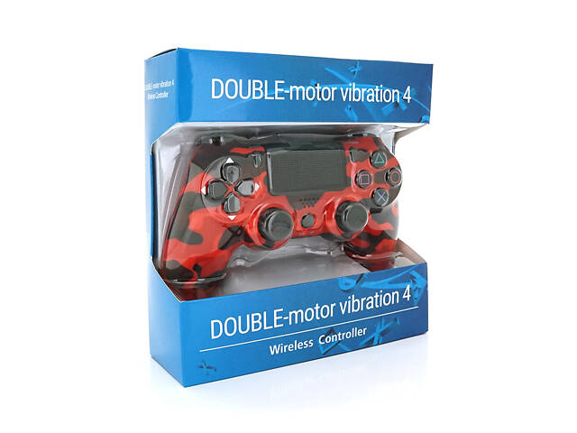 Геймпад Brazzers бездротовий для PS4 Wireless DUALSHOCK 4, роз'єм для навушників, LED light bar, Haki-Red, - Фото 2