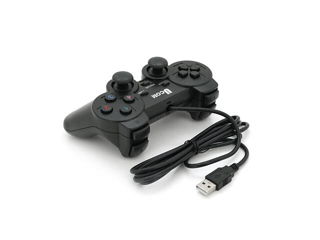 Геймпад Brazzers BR-Ucom дротовий для ПК, USB 2.0, Black, Blister - Фото 1