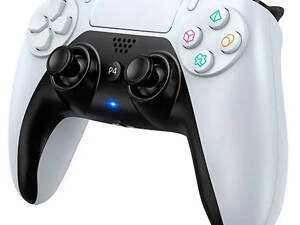 Геймпад Hoco GA1 універсальний Bluetooth контролер 6-Axis, RGB, з вібрацією, для PS4, Android, iOS, Windows - White