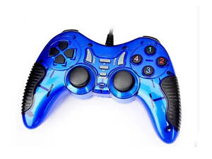 Геймпад дротовий для ПК U-900 USB 2.0 DualShock (Blue)