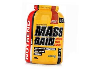 Гейнер для стимуляції росту м'язів Mass Gain Nutrend 2250 г Шоколад-кокос (30119002)