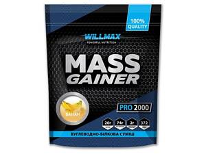 Гейнер Willmax Mass Gainer 2000 g 20 servings Banana (000021896)