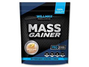 Гейнер Willmax Mass Gainer 2000 g /20 servings/ Peach Yogurt