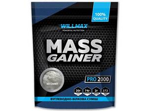 Гейнер Willmax Mass Gainer 2000 g /20 servings/ Natural