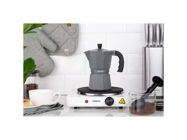 Гейзерна кавоварка Ardesto Gemini Molise 9 чашок (AR0809AGS) - Фото 9