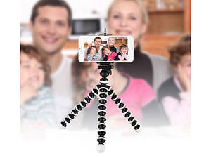 Гибкий шарнирный штатив Primo Octopus (осьминог) + крепление для смартфона KR-01