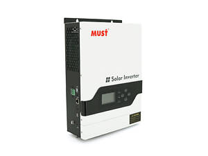 Гібридний інвертор MUST PV18-3224VPM, 3200W, 24 V, струм заряду 60A, 160-275V, MPPT (60А, 30-160 Vdc) Гібридні інвертори для