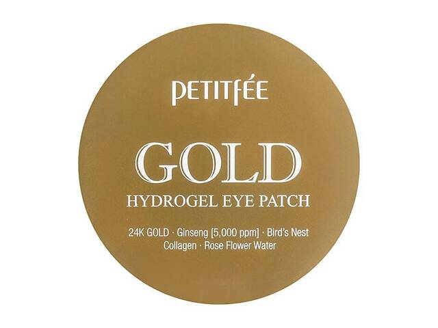 Гидрогелевые патчи для глаз с золотым комплексом PETITFEE Gold Hydrogel Eye Patch 60шт