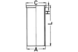 Гільза STD Mercedes Benz OM601/602 (d=87 mm)