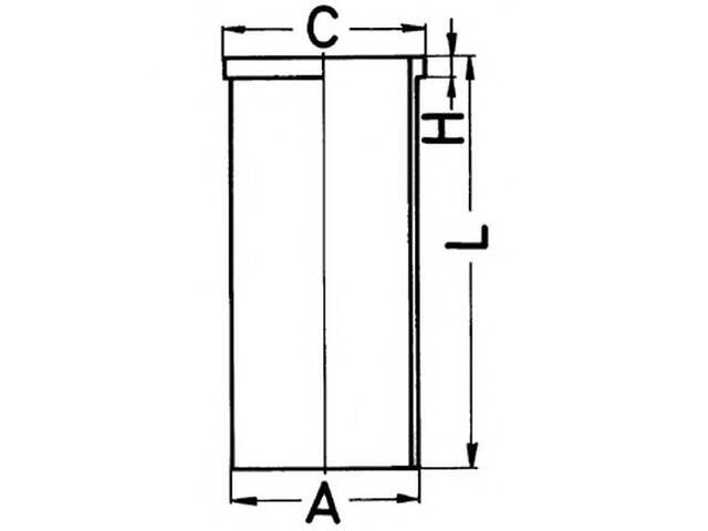 Гільза STD Mercedes Benz OM601/602 (d=87 mm)