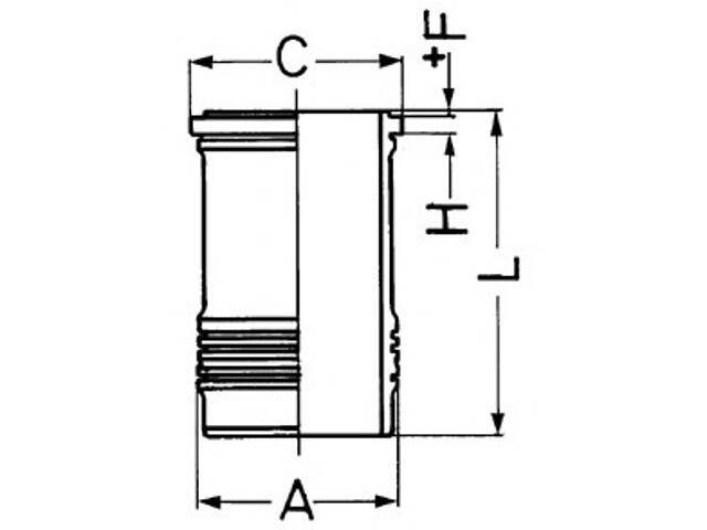 Гильза цилиндра для моделей: RENAULT TRUCKS (Kerax, Manager,Maxter,C,G,Premium)