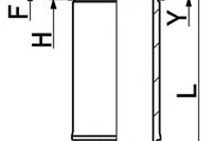Гільза циліндра для моделей: SCANIA (4,3,2,3)