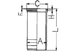 Гильза цилиндра для моделей: VOLVO (F, B)