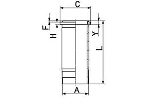 Гильза цилиндра для моделей: VOLVO (F, B)