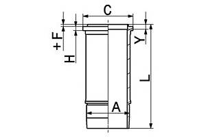 Гильза цилиндра для моделей: VOLVO (F, F)