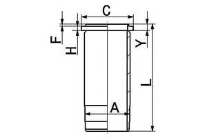 Гильза цилиндра для моделей: VOLVO (F)
