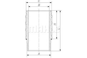 Гильза цилиндра блока двигателя