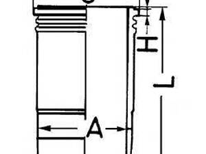 Гильза цилиндра KOLBENSCHMIDT 89596110
