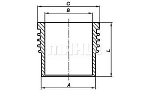 Гильза цилиндра Mahle
