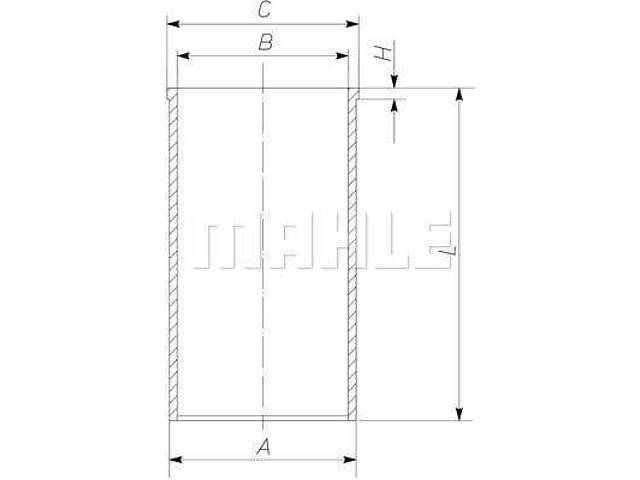 Гільза циліндра блоку двигуна - Фото 1