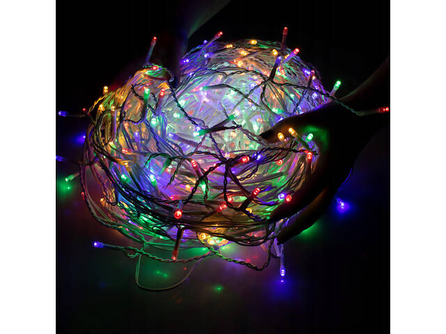 Гірлянда бахрома вулична (зовнішня) Springos 12 м 300 LED CL303 Mix - Фото 7