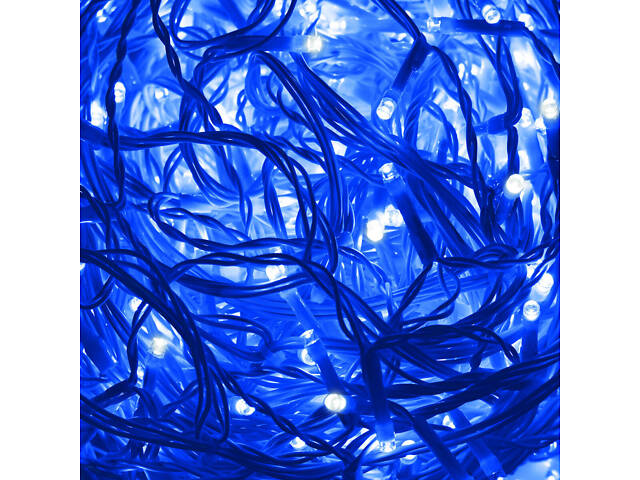 Гірлянда бахрома вулична (зовнішня) Springos 12 м 300 LED + Flash CL0318 Blue - Фото 5