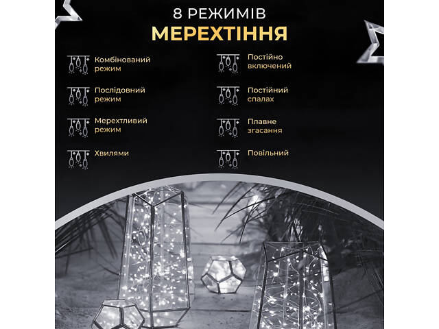 Гирлянда роса на пульте 50 метров на 500 led светодиодов капля на зеленой проволоке белая 500L50MGW - Фото 10
