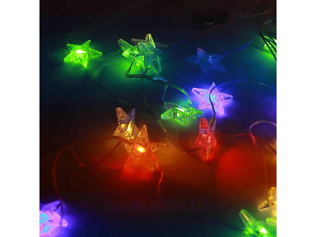 Гірлянда-штора 120LED Зіркопад XMAS Multi, Мультиколор / Світлодіодна гірлянда на вікно 3*1,8 м (234568504_419) - Фото 8