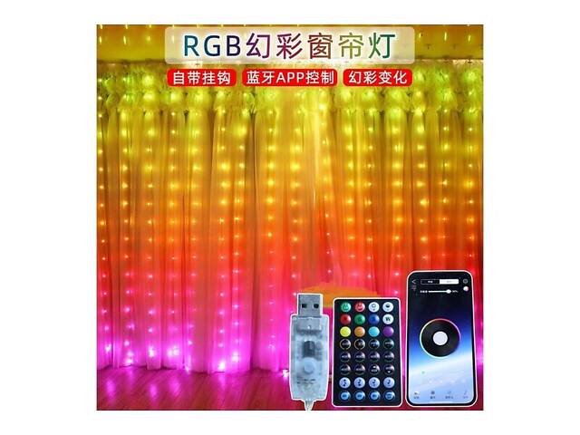 Гірлянда-штора Bluetooth 3*2 XPRO SFK-05 (44878-16901_762) - Фото 3