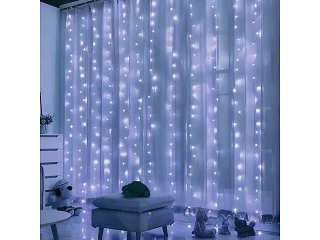 Гірлянда-штора Сіточка LED XPRO 2х2 м (23457417601_654) - Фото 6