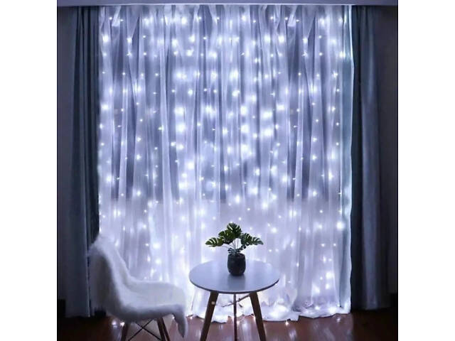 Гірлянда-штора Сіточка LED XPRO 2х2 м (23457417601_654) - Фото 7