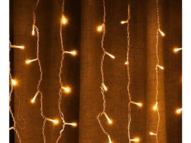 Гирлянда уличная на солнечной батарее на 264 лампочек 13709 6 м желтая - Фото 9