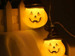 Гірлянда у вигляді Хеллоуїнських гарбузів RESTEQ 1.5м. Гірлянда гарбуза. Гірлянда на Хеллоуїн Гарбуза