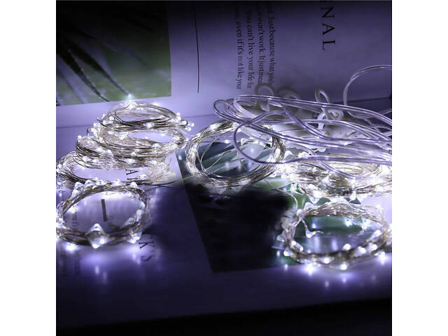 Гірлянда водоспад (штора) Springos 2 x 2 м 400 LED CL0098 Cold White - Фото 6