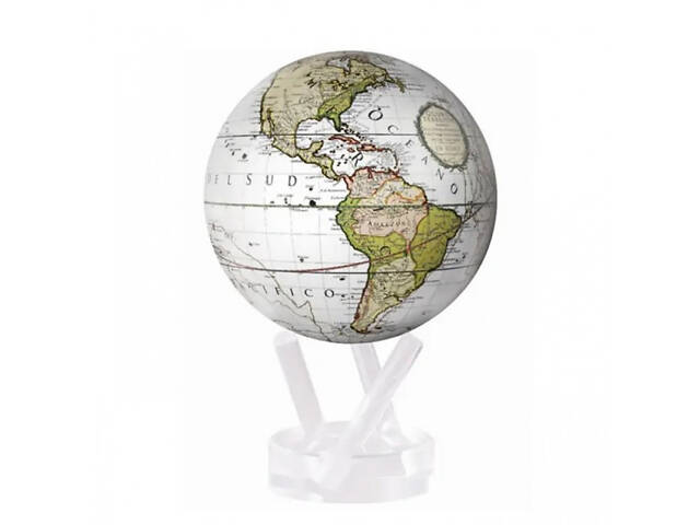 Гіро-глобус Solar Globe Mova Terra Incognitta, 11.4 см, білий (MG-45-WCT) - Фото 1