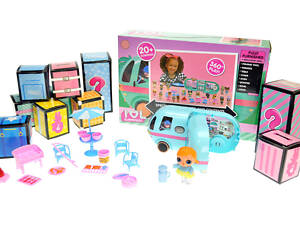 Гламурный кемпер ЛОЛ BS012 автобус для кукол