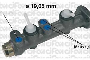 Главный тормозной цилиндр   для моделей: AUTOBIANCHI (A, A), FIAT (128,128,128), ZASTAVA (101)