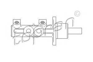 Головний гальмівний циліндр для моделей: SEAT (ALHAMBRA), VOLKSWAGEN (TRANSPORTER, SHARAN, TRANSPORTER, TRANSPORTER)