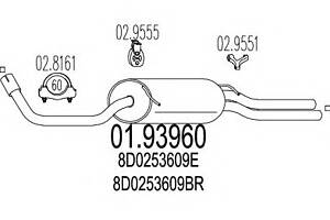 Глушитель для моделей: AUDI (A4, A4,A4,A4)