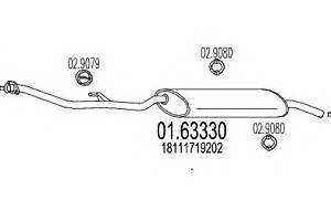 Глушитель для моделей: BMW (3-Series, 3-Series,3-Series)