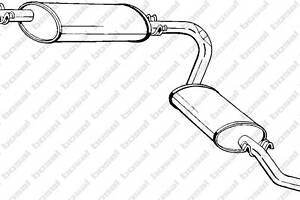 Глушитель для моделей: CITROËN (JUMPER, JUMPER), FIAT (DUCATO), PEUGEOT (BOXER,BOXER,BOXER)