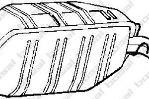 Глушник для моделей: OPEL (CALIBRA), VAUXHALL (CALIBRA)