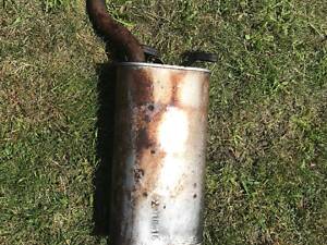 глушитель митсубиси галант 1997-2004 универсал б.у 2.5 бензин