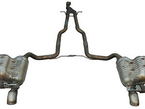 Глушитель в сборе 4WD Audi A6 04-11 4F0253612AA (4F0253612AA, 4F0253609AB + 4F0253610AB, 4F0253409AB)