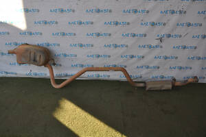 Глушитель задняя часть с бочкой Dodge Journey 11-14 2.4 вмятины