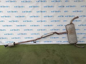 Глушитель задняя часть с бочкой Mercedes CLA 250 17-19 AWD с резонатором и катализатором