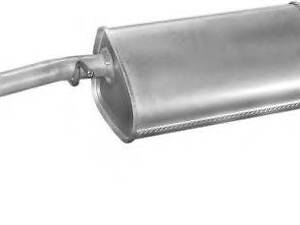 Глушник задн. DAEWOO LANOS седан (вир-во Polmostrow) POLMO 0509 на DAEWOO Lanos / Sens седан (KLAT)