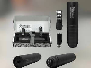 Глушник STEEL HORDE QD-T 5.56, різьба – 1/2×28, швидкознімний титановий саундмодератор